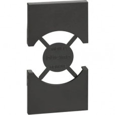 Placa, Modulara, pentru, priza, standard, italian, 2M, Negru, Bticino, Living, Now, KG03