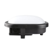 Plafoniera, Alba, 10W, 700 lm, 230V, Lumina, Neutra, 4000-4300K, LED integrat, D115 mm, Oval, IP44, Ultralux, LBH1042BL