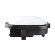 Plafoniera, Alba, 10W, 700 lm, 230V, Lumina, Neutra, 4000-4300K, LED integrat, D115 mm, Oval, IP44, Ultralux, LBH1042BL