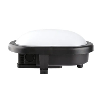 Plafoniera, Alba, 10W, 700 lm, 230V, Lumina, Neutra, 4000-4300K, LED integrat, D115 mm, Oval, IP44, Ultralux, LBH1042BL - imaginea produsului LBH1042BL din categoria Plafoniere