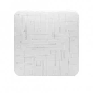 Plafoniera, Alba, 12W, 750 lm, 230V, Lumina, Neutra, 4000-4300K, LED integrat, D275 mm, Patrata, IP20, Ultralux, SPLDS1242