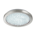 Plafoniera, Asia, Crom, 24W, 1100 lm, 230V, Lumina, Neutra, 4000K, LED integrat, D350 mm, Rotunda, IP40, Elmark, 95ASIA24LED