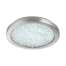 Plafoniera, Asia, Crom, 24W, 1100 lm, 230V, Lumina, Neutra, 4000K, LED integrat, D350 mm, Rotunda, IP40, Elmark, 95ASIA24LED