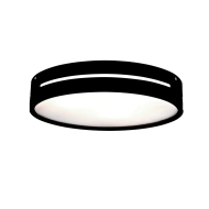 Plafoniera, Donna, Negra, 3 X E27, 230V, D400 mm, Rotunda, IP20, Elmark, 955DONNA3