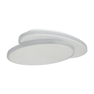 Plafoniera, Neli, Alba, 14W, 770 lm, 230V, Lumina, Neutra, 4000K, LED integrat, D240 mm, Rotunda, IP20, Elmark, 95NEIL14LED/WH