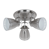 Plafoniera, Noah, Nichel Satinat, 1 X E27, 230V, D400 mm, Rotunda, IP20, Elmark, 955NOAH3R Plafoniera, Noah, Nichel Satinat, 1 X E27, 230V, D400 mm, Rotunda, IP20, Elmark, 955NOAH3R