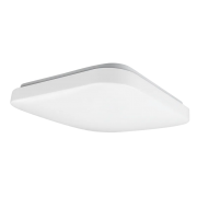 Plafoniera, Tracy, Alba, 32W, 2400 lm, 230V, Lumina, Neutra, 4000K, LED integrat, D330 mm, Patrata, IP20, Elmark, 95TRACYLEDS32
