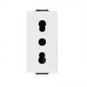 Priza, 2P+E, 16A, P17/11, alb, Vimar, NEVE, UP, 09203