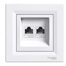 Priza, De, Date, 2X, Rj45, Cat.6, Utp, Alb, Schneider, Asfora, EPH4800121