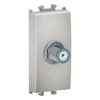 Priza, SAT, tip, F, 1M, argintiu, Schneider, Easy, Styl, LMR6128004 - imaginea produsului LMR6128004 din categoria Schneider Easy Styl