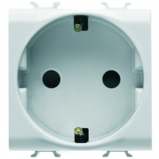 Priza, Schuko, 2M, 2P+PE, CH, Alb, Gewiss, Chorus, GW10241 Priza, Schuko, 2M, 2P+PE, CH, Alb, Gewiss, Chorus, GW10241