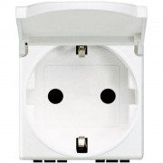 Priza, Schuko, 2P+T, 16A, 2M, cu, capac, AM5440/2P, Bticino, Matix, AM5440/2P