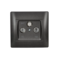 Priza, TV, +, FM, +, SAT, Negru, metalizat, Elmark, Rhyme, 11685 Priza, TV, +, FM, +, SAT, Negru, metalizat, Elmark, Rhyme, 11685