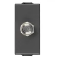 Priza, TV, tip, F, carbon, matt, Vimar, NEVE, UP, 09318.CM