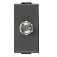 Priza, TV, tip, F, carbon, matt, Vimar, NEVE, UP, 09318.CM