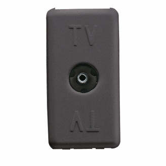 Priza, TV, trecere, Tv, 20Db, Negru, Gewiss, System, GW21229 Priza, TV, trecere, Tv, 20Db, Negru, Gewiss, System, GW21229