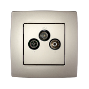 Priza, TV+FM+SAT, Sampanie, Elmark, City, 190034F Priza, TV+FM+SAT, Sampanie, Elmark, City, 190034F