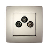 Priza, TV+FM+SAT, Sampanie, Elmark, City, 190034F
