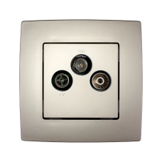 Priza, TV+FM+SAT, Sampanie, Elmark, City, 190034F Priza, TV+FM+SAT, Sampanie, Elmark, City, 190034F