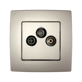 Priza, TV+FM+SAT, Sampanie, Elmark, City, 190034F