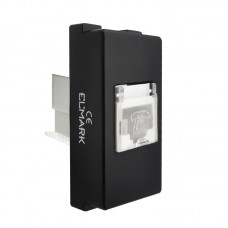 Priza, Telefon, RJ11, 1M, Antracit, Elmark, Lecce, 27012