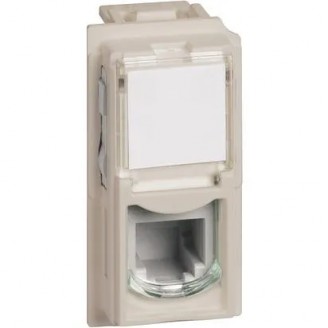 Priza, Telefon, RJ11, Modulara, 1M, (4/6), K10, Nisip, Bticino, Living, Now, KM4258RJ11 - imaginea produsului KM4258RJ11 din categoria Bticino Living Now