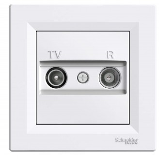 Priza, Tv/R, De, Capat, 1Db, Alb, Schneider, Asfora, EPH3300121 - imaginea produsului EPH3300121 din categoria Schneider Asfora