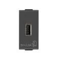 Priza, USB, 5V, 1,5A, 1M, carbon, matt, Vimar, NEVE, UP, 09292.CM Priza, USB, 5V, 1,5A, 1M, carbon, matt, Vimar, NEVE, UP, 09292.CM