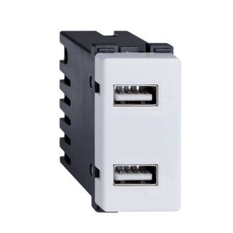 Priza, USB, Alb, Elmark, Lecce, 26014 - imaginea produsului 26014 din categoria Elmark Lecce