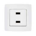 Priza, USB, Alb, metalizat, Elmark, City, 190751