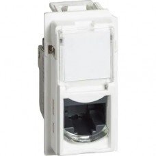 Priza, date, Modulara, RJ45, 1M, f, UTP, cat5E, Alb, Bticino, Living, Now, KW4279C5E Priza, date, Modulara, RJ45, 1M, f, UTP, cat5E, Alb, Bticino, Living, Now, KW4279C5E