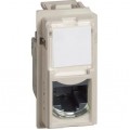 Priza, date, Modulara, RJ45, 1M, f, UTP, cat5E, Nisip, Bticino, Living, Now, KM4279C5E