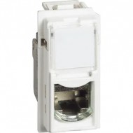 Priza, date, Modulara, RJ45, 1M, f, UTP, cat6, Alb, Bticino, Living, Now, KW4279C6
