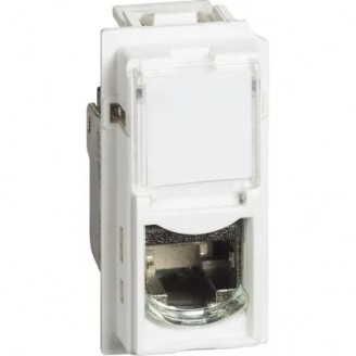 Priza, date, Modulara, RJ45, 1M, f, UTP, cat6, Alb, Bticino, Living, Now, KW4279C6 Priza, date, Modulara, RJ45, 1M, f, UTP, cat6, Alb, Bticino, Living, Now, KW4279C6
