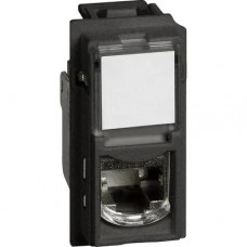 Priza, date, Modulara, RJ45, 1M, f, UTP, cat6, Neagra, Bticino, Living, Now, KG4279C6 Priza, date, Modulara, RJ45, 1M, f, UTP, cat6, Neagra, Bticino, Living, Now, KG4279C6