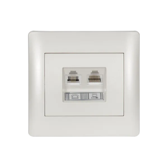 Priza, date, RJ11, +, RJ45, Alb, metalizat, Elmark, Rhyme, 11731 - Vezi Detalii Complete Priza, date, RJ11, +, RJ45, Alb, metalizat, Elmark, Rhyme, 11731 - imaginea produsului 11731 din categoria Elmark Rhyme