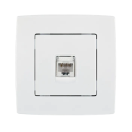 Priza, date, RJ45, Alb, Elmark, City, 190281