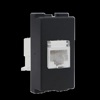 Priza, date, RJ45, Cat5, 1M, Antracit, Elmark, Lecce, 27013 - imaginea produsului 27013 din categoria Elmark Lecce