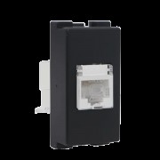 Priza, date, RJ45, Cat6, 1M, Antracit, Elmark, Lecce, 27013C Priza, date, RJ45, Cat6, 1M, Antracit, Elmark, Lecce, 27013C