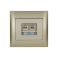 Priza, date, RJ45, Sampanie, metalizat, Elmark, Rhyme, 11712 Priza, date, RJ45, Sampanie, metalizat, Elmark, Rhyme, 11712