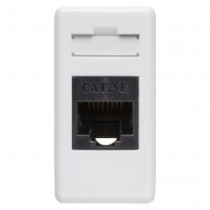 Priza, date, Rj45, Cat.5E, Utp, Alb, Gewiss, System, GW20271 Priza, date, Rj45, Cat.5E, Utp, Alb, Gewiss, System, GW20271