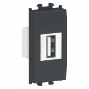 Priza, date, USB, 1M, negru, Schneider, Easy, Styl, LMR9810003 Priza, date, USB, 1M, negru, Schneider, Easy, Styl, LMR9810003