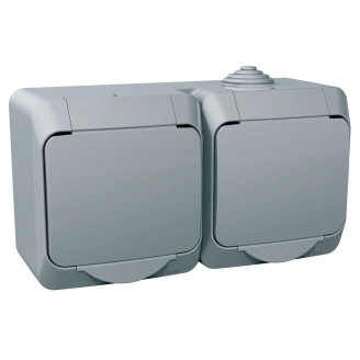 Priza, dubla, 16A, 250V, Cu, capac, mat, IP44, Gri, Schneider, Cedar, Plus, WDE000623 - Vezi Detalii Complete Priza, dubla, 16A, 250V, Cu, capac, mat, IP44, Gri, Schneider, Cedar, Plus, WDE000623 - imaginea produsului WDE000623 din categoria Schneider Cedar Plus