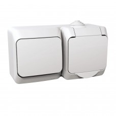Priza, +, intrerupator, cap, scara, 16A, 250V, IP44, Alb, Schneider, Cedar, Plus, WDE000504 Priza, +, intrerupator, cap, scara, 16A, 250V, IP44, Alb, Schneider, Cedar, Plus, WDE000504