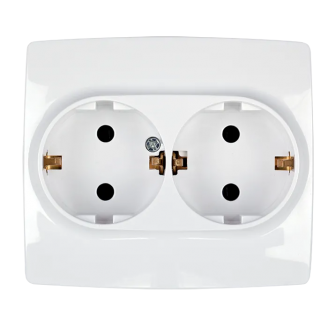 Priza, schuko, Alb, Elmark, City, 190371 Priza, schuko, Alb, Elmark, City, 190371