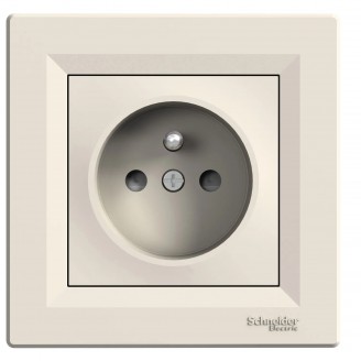 Priza, schuko, Obturatoare, Pin, Crem, Schneider, Asfora, EPH2800223 - imaginea produsului EPH2800223 din categoria Schneider Asfora