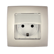 Priza, schuko, Sampanie, Elmark, City, 190212D