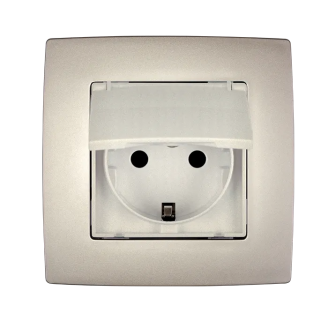 Priza, schuko, Sampanie, Elmark, City, 190212D - imaginea produsului 190212D din categoria Elmark City
