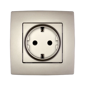 Priza, schuko, Sampanie, Elmark, City, 190212S - imaginea produsului 190212S din categoria Elmark City