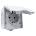 Priza, simpla, Gri, IP65, Elmark, Electrix, 191112 Priza, simpla, Gri, IP65, Elmark, Electrix, 191112